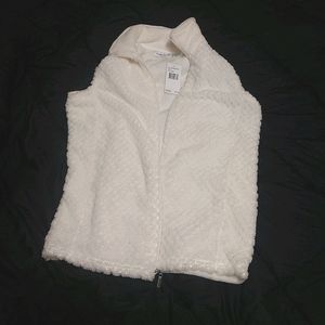 BNWT Cozy White Vest